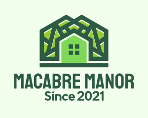 Green Residential House logo design