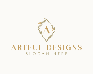 Elegant Floral Beauty logo design