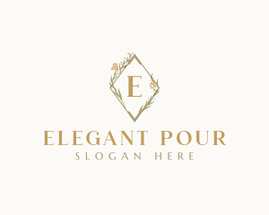 Elegant Floral Beauty logo design