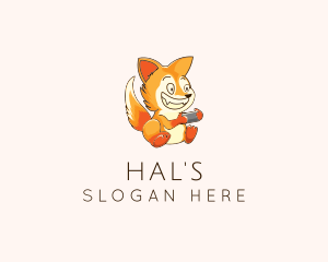 Happy Gamer Fox Logo