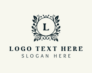 Events Place - Wreath Plant Boutique logo design