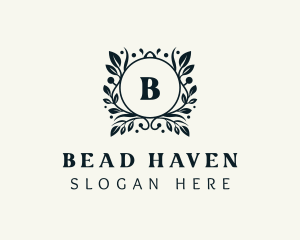 Wreath Plant Boutique logo design