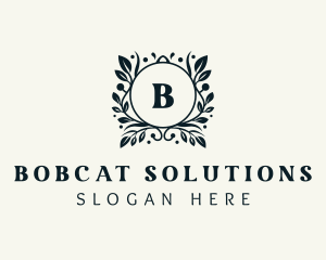 Wreath Plant Boutique logo design