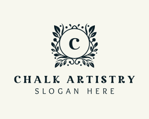 Wreath Plant Boutique logo design