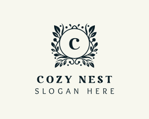 Wreath Plant Boutique logo design