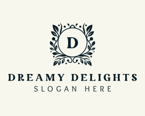 Wreath Plant Boutique logo design