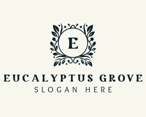 Wreath Plant Boutique logo design