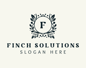 Wreath Plant Boutique logo design