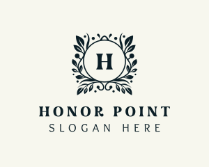 Wreath Plant Boutique logo design