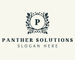 Wreath Plant Boutique logo design