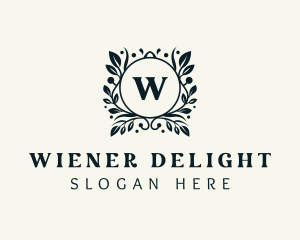 Wreath Plant Boutique logo design