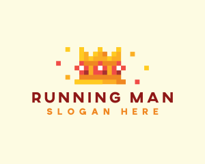 Pixel - Crown Pixel Gaming logo design