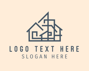Modern - Modern Architect House logo design