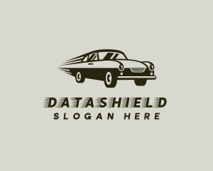 Rideshare - Vintage Racing Car logo design