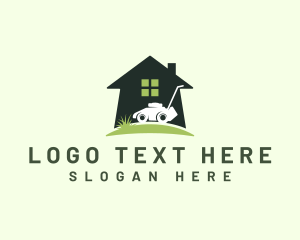 Field - Home Lawn Mower logo design