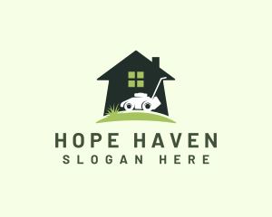 Home Lawn Mower Logo