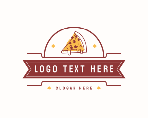 Pizza Pizzeria Restaurant Logo