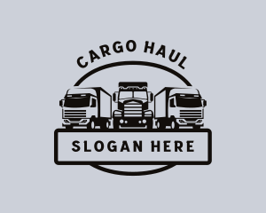 Logistics Trucking Vehicle logo design