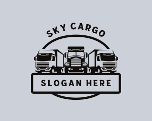 Logistics Trucking Vehicle logo design