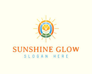 Sunlight - Agricultural Solar logo design