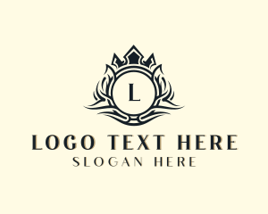 College - Luxury Crown Royalty logo design