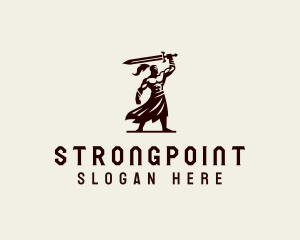 Strong Sword Man  Logo
