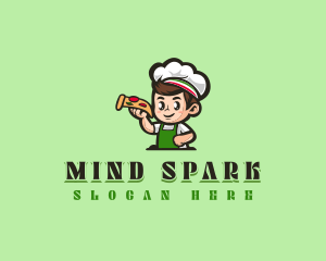 Pizza Cooking Chef Logo