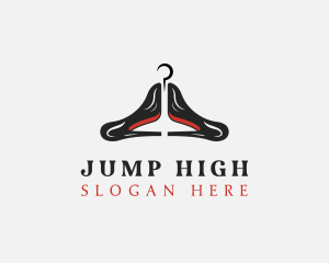 High Heels Hanger logo design