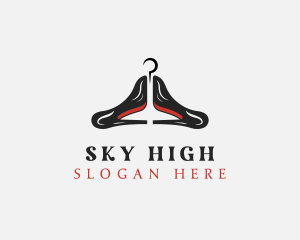 High Heels Hanger logo design