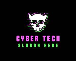 Hacker - Hacker Skull Punk logo design