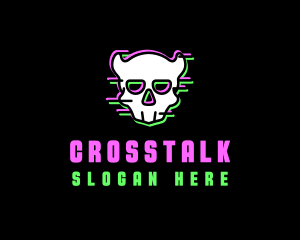 Program - Hacker Skull Punk logo design