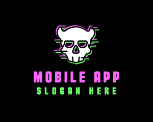 Twitch - Hacker Skull Punk logo design