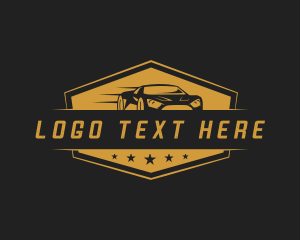 Auto Shop - Fast Car Garage logo design