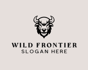 Bull Wild Animal logo design