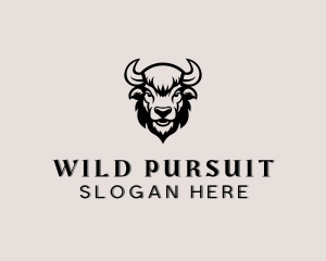 Bull Wild Animal logo design