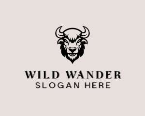 Bull Wild Animal logo design