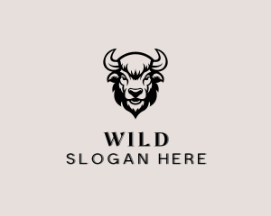 Bull Wild Animal logo design