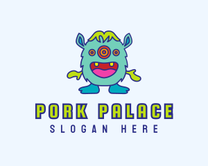 Funny Wacky Boar logo design