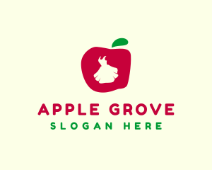 Modern Apple Dress  logo design