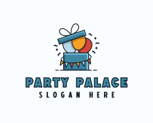 Balloon Gift Party logo design