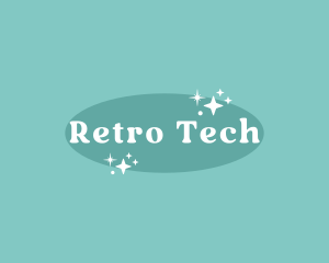 Retro Sparkle Star logo design