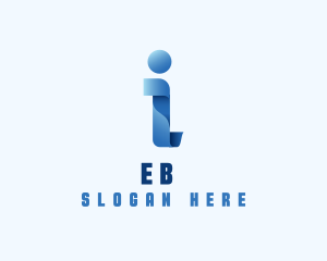 Cyber - Internet App Letter I logo design