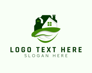 Real Estate - Leaf Home Gardening logo design