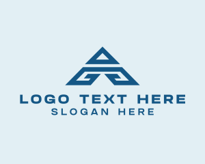 Pyramid - Generic Company Letter A logo design