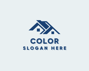 Contractor - House Roofing Property logo design
