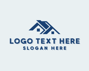 House Roofing Property Logo