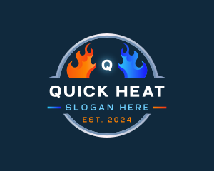 Heat Cold Fuel logo design