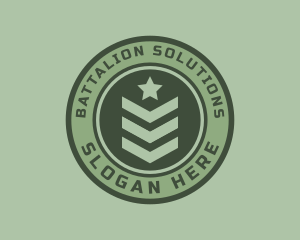 Battalion - Military Officer Badge logo design