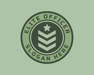 Officer - Military Officer Badge logo design