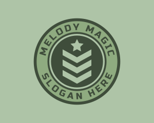 Badge - Military Officer Badge logo design